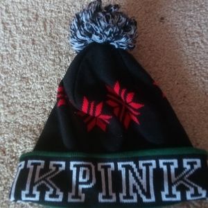 Pink slouchy hat